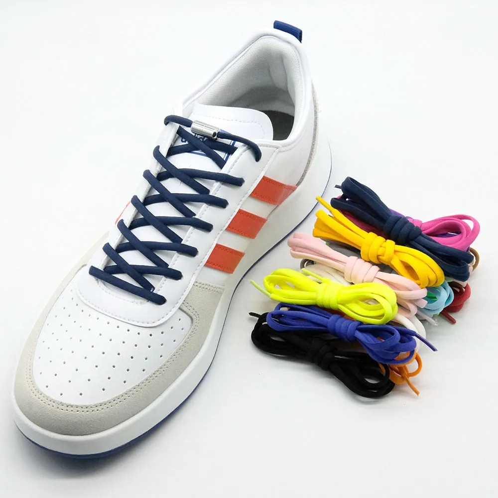 1 Pair Elastic Shoe Laces Semicircle No Tie