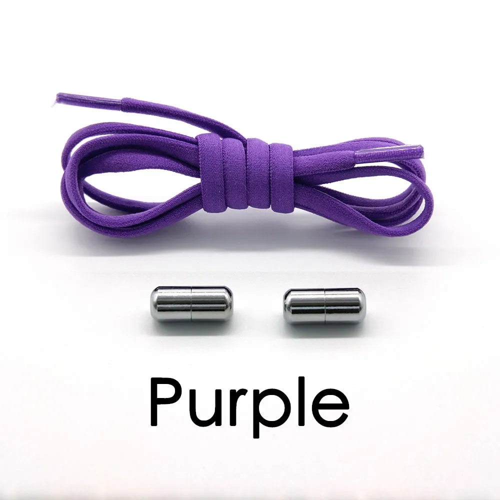1 Pair Elastic Shoe Laces Semicircle No Tie