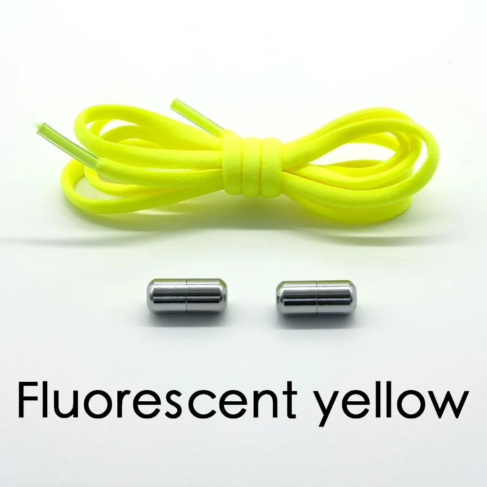1 Pair Elastic Shoe Laces Semicircle No Tie