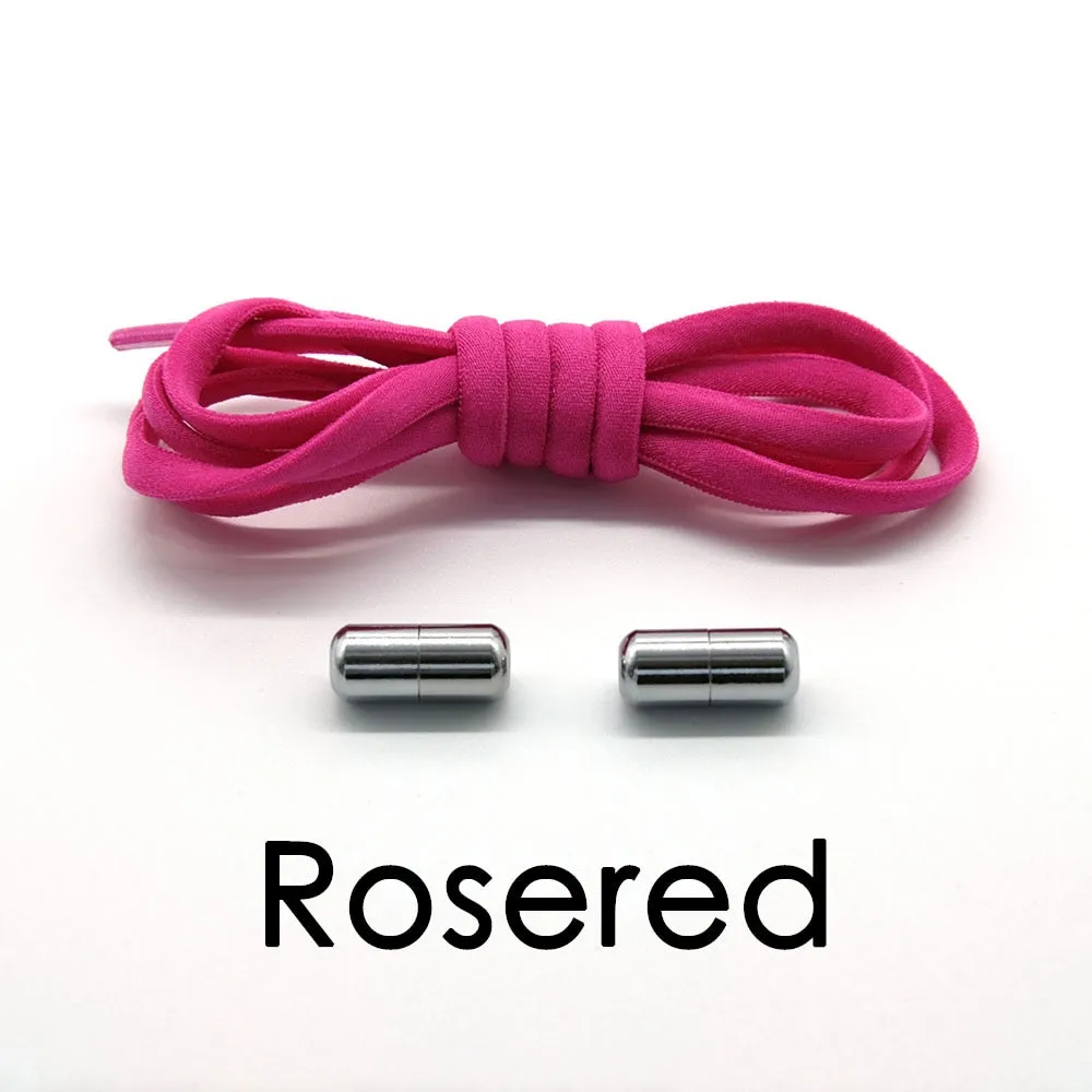 1 Pair Elastic Shoe Laces Semicircle No Tie