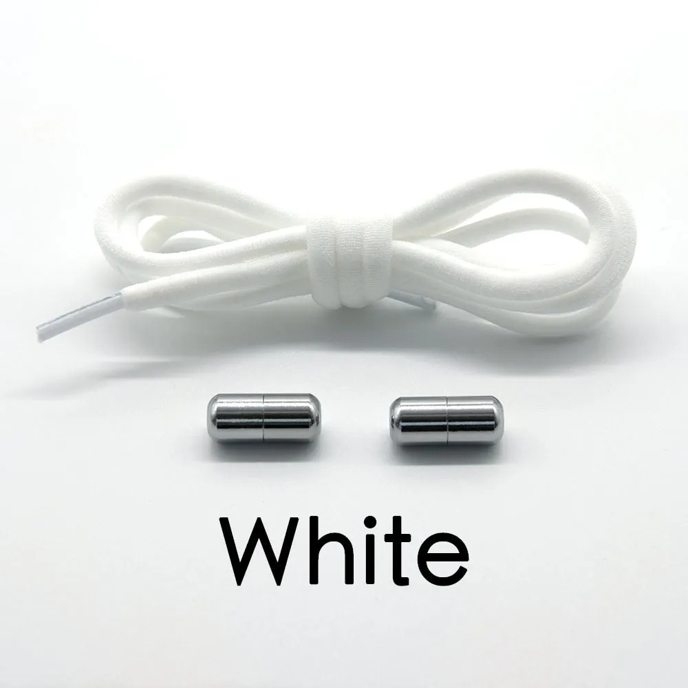 1 Pair Elastic Shoe Laces Semicircle No Tie