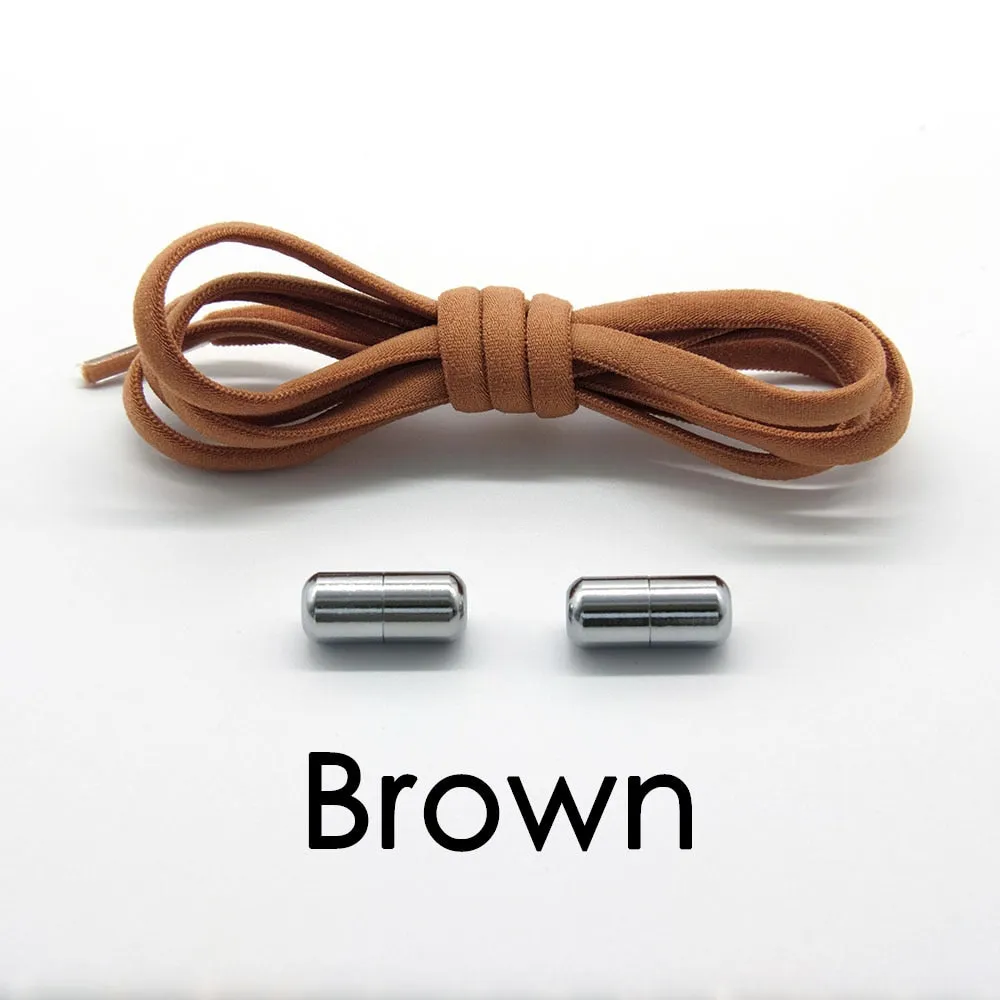 1 Pair Elastic Shoe Laces Semicircle No Tie
