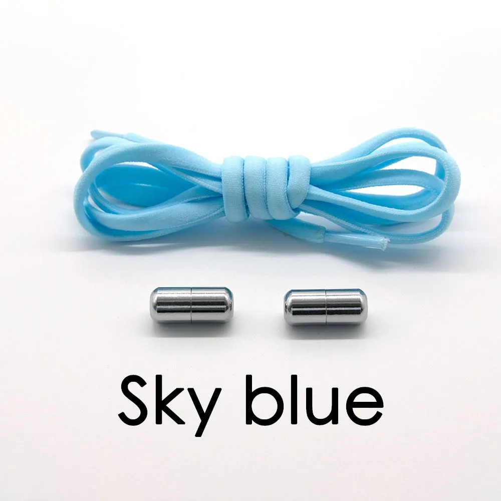1 Pair Elastic Shoe Laces Semicircle No Tie