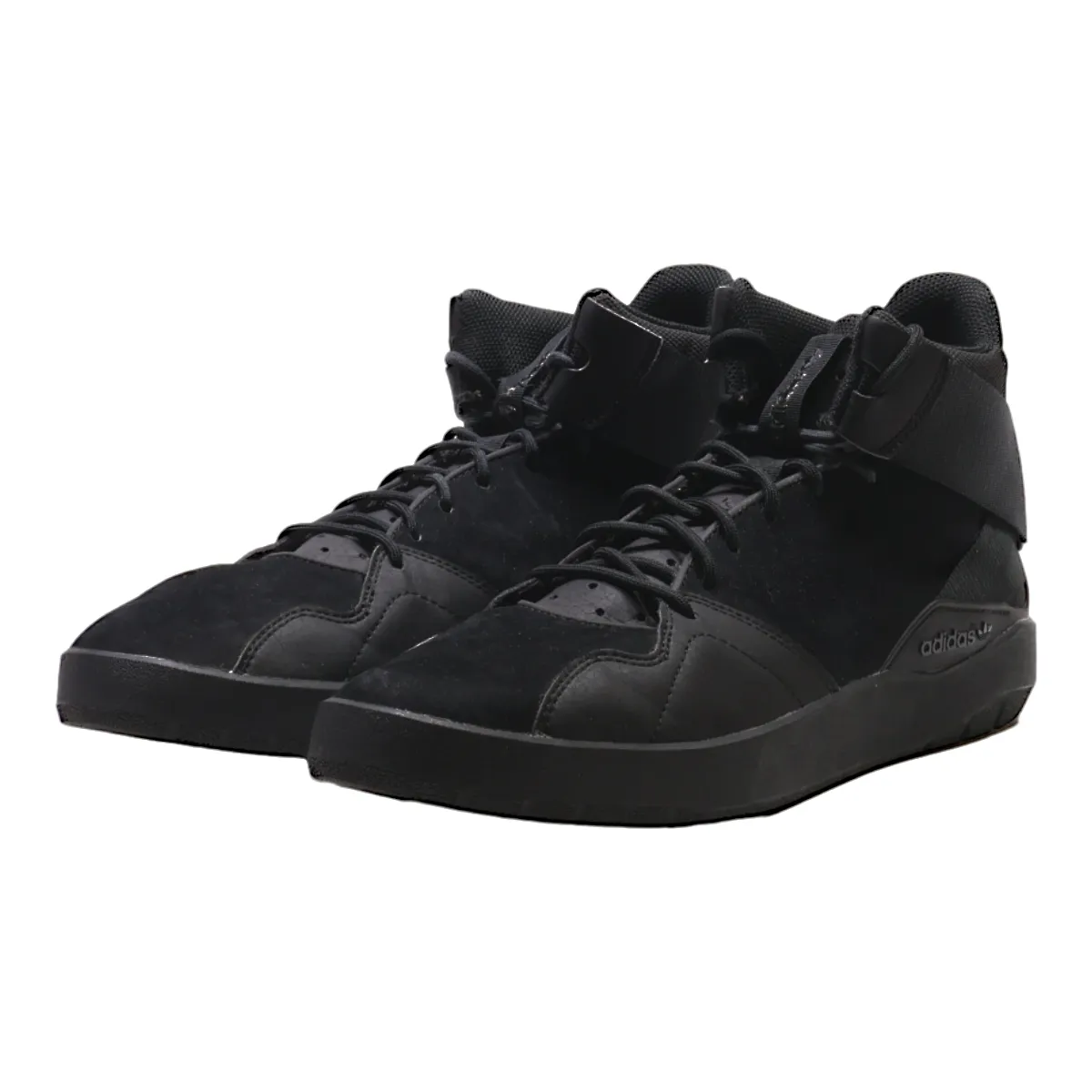 ADIDAS Crestwood Mid High Top Trainers Black Synthetic Mens UK 10.5