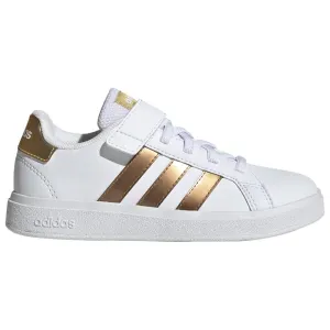 .Adidas KIDS Grand Court 2.0 EL - FTWHITE/FTWHITE/MAGOLD - (GY2577) - GLD - R2L12