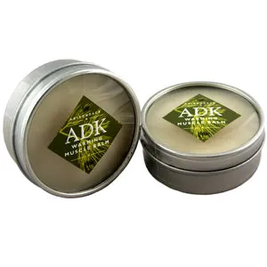 ADK- WARMING MUSCLE BALM  2.5 oz  made in Potsdam, NY