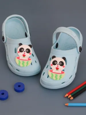 Adorable Panda-Themed & Watermelon Design Clogs for Girls