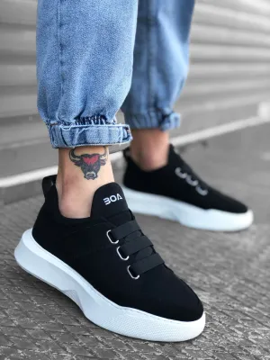 BA0160 Band Men's High Sole Sneaker Sports Shoes