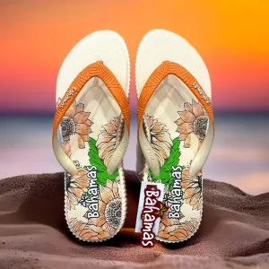 Bahamas Ladies Chappal - BHL132 - Orange Beige