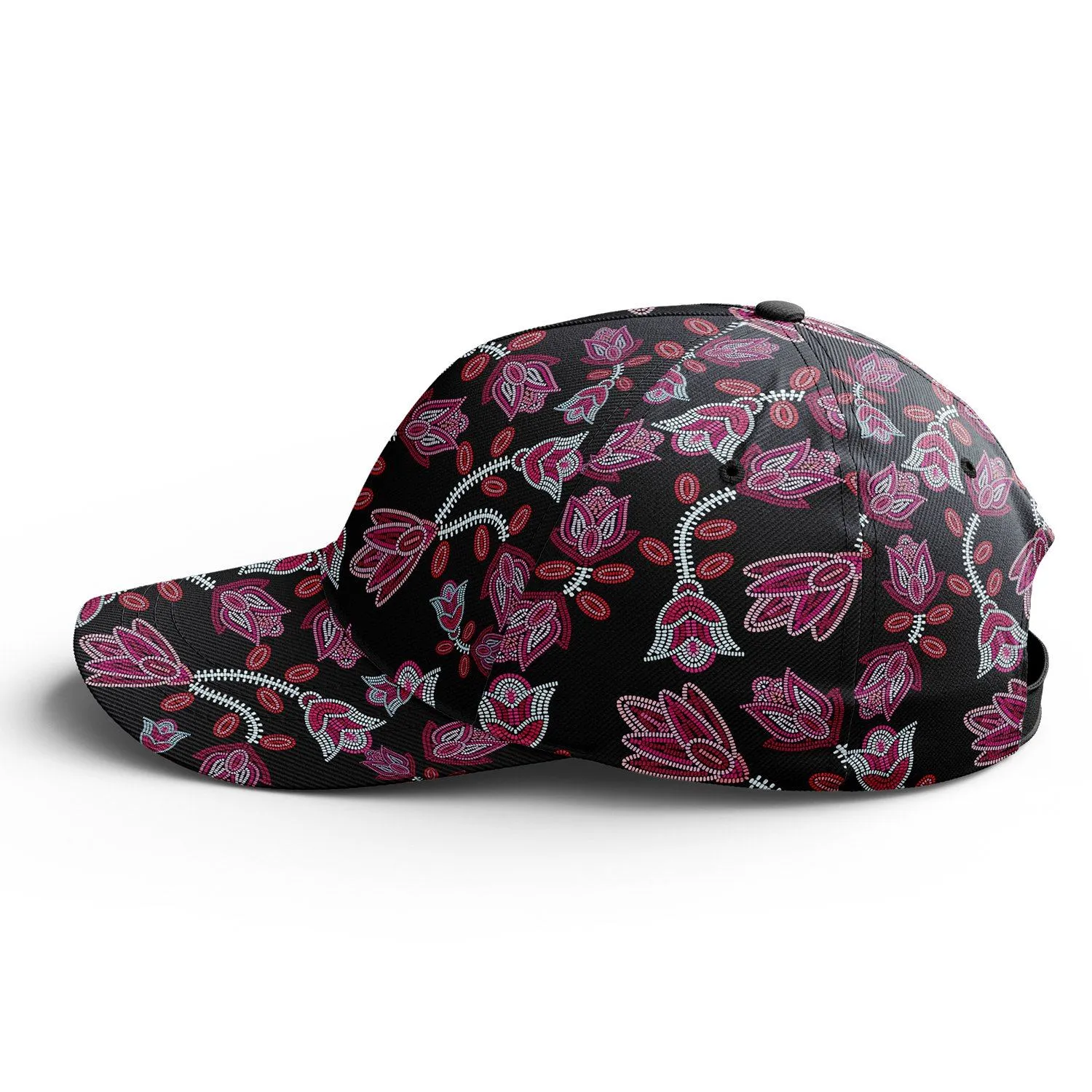 Beaded-Pink Snapback Hat
