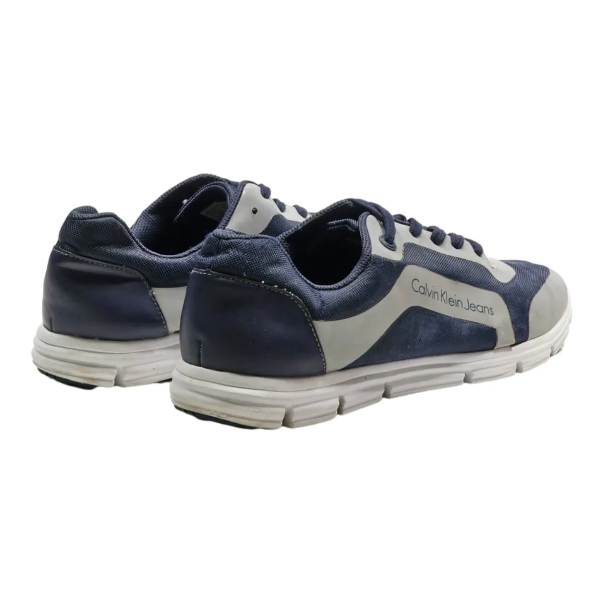 CALVIN KLEIN JEANS Sneaker Trainers Blue Synthetic Mens UK 10