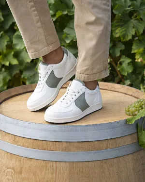 Cepage Grape Leather Unisex Vegan Sneakers | Chardonnay