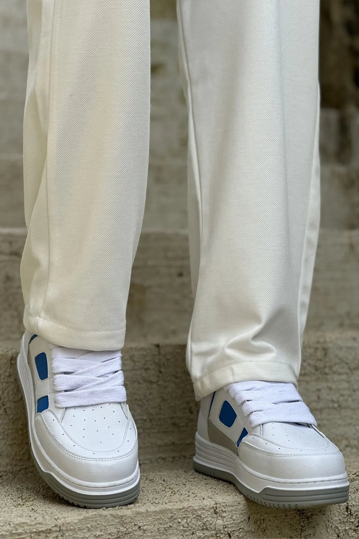CH2410 CBT Avax Men's Sports Shoes WHITE/BLUE