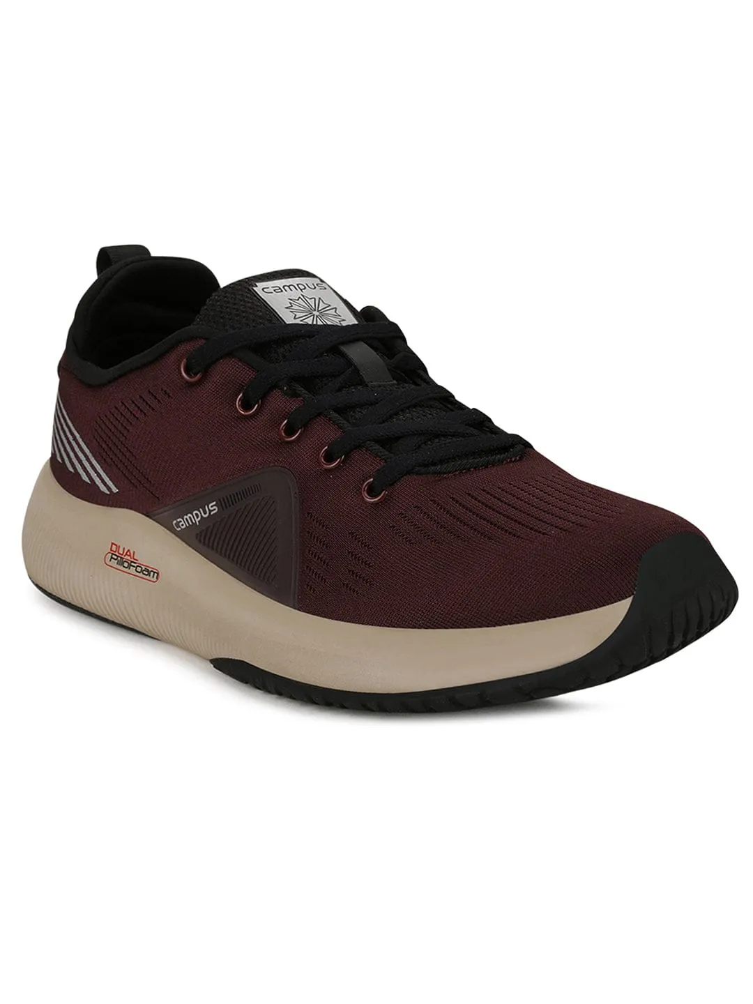 COSMOS Red Men's Running Shoes