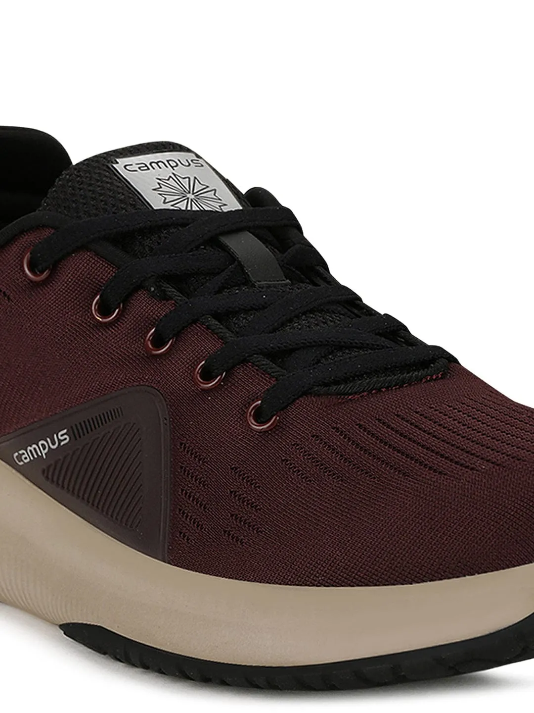 COSMOS Red Men's Running Shoes