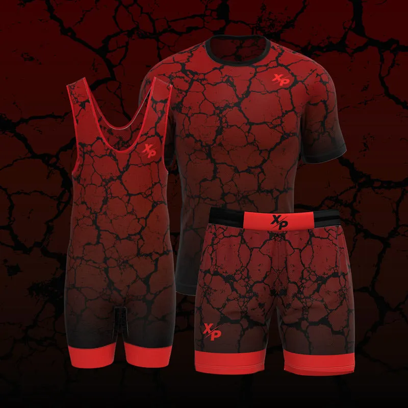 Cracked Earth Red Collection