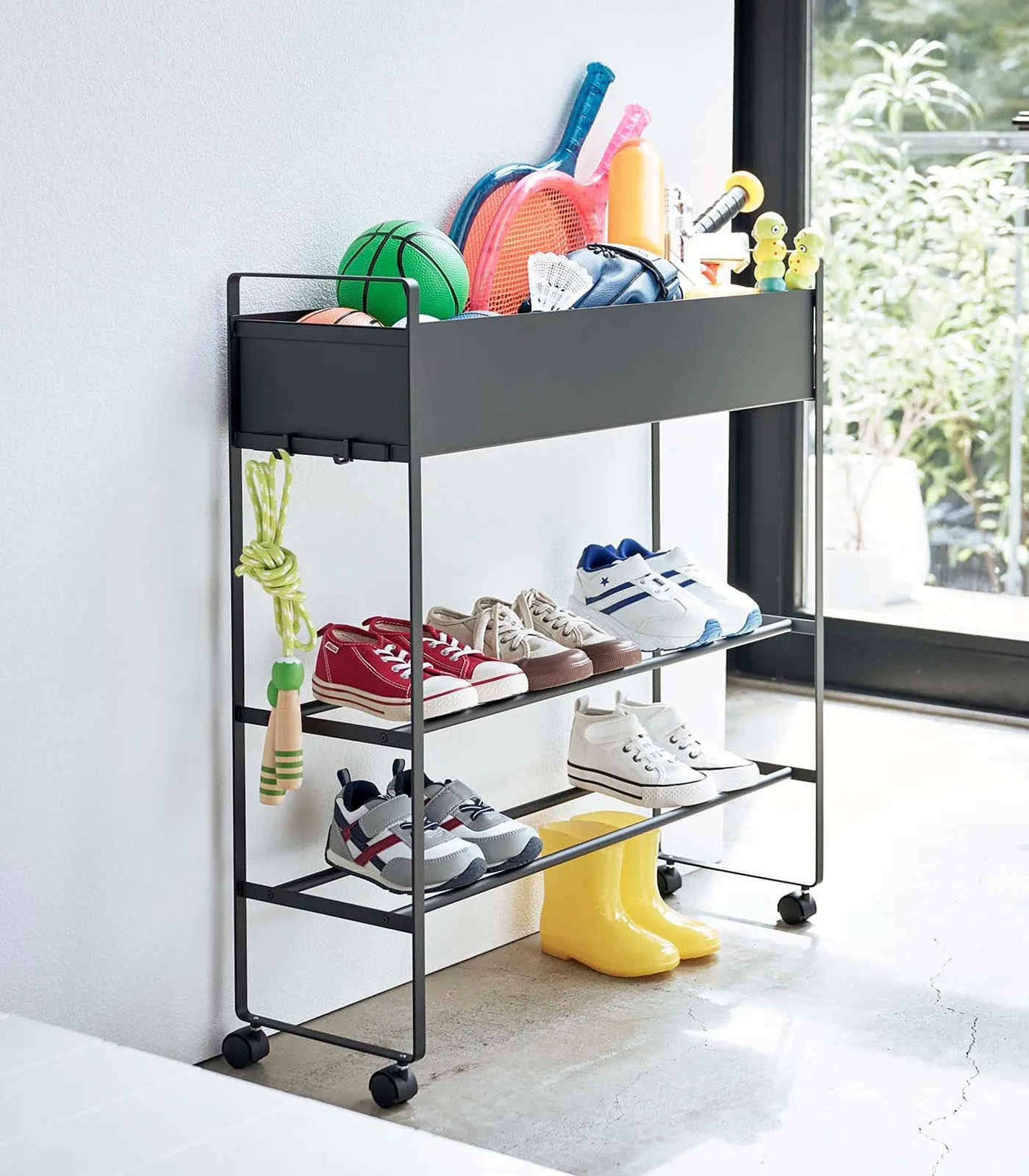 Entryway Storage Cart (29.33" H)  - Steel from Yamazaki Home