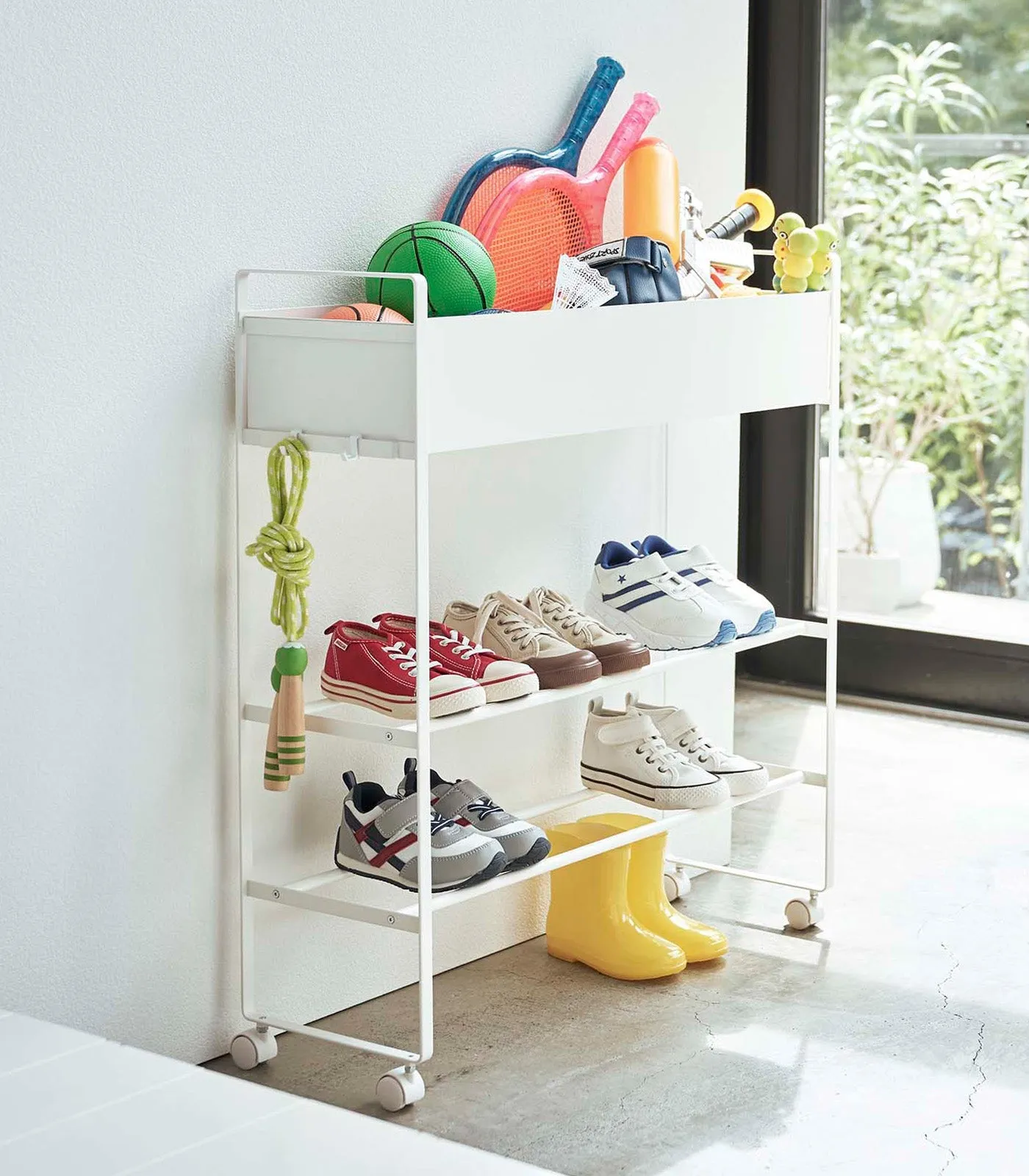 Entryway Storage Cart (29.33" H)  - Steel from Yamazaki Home
