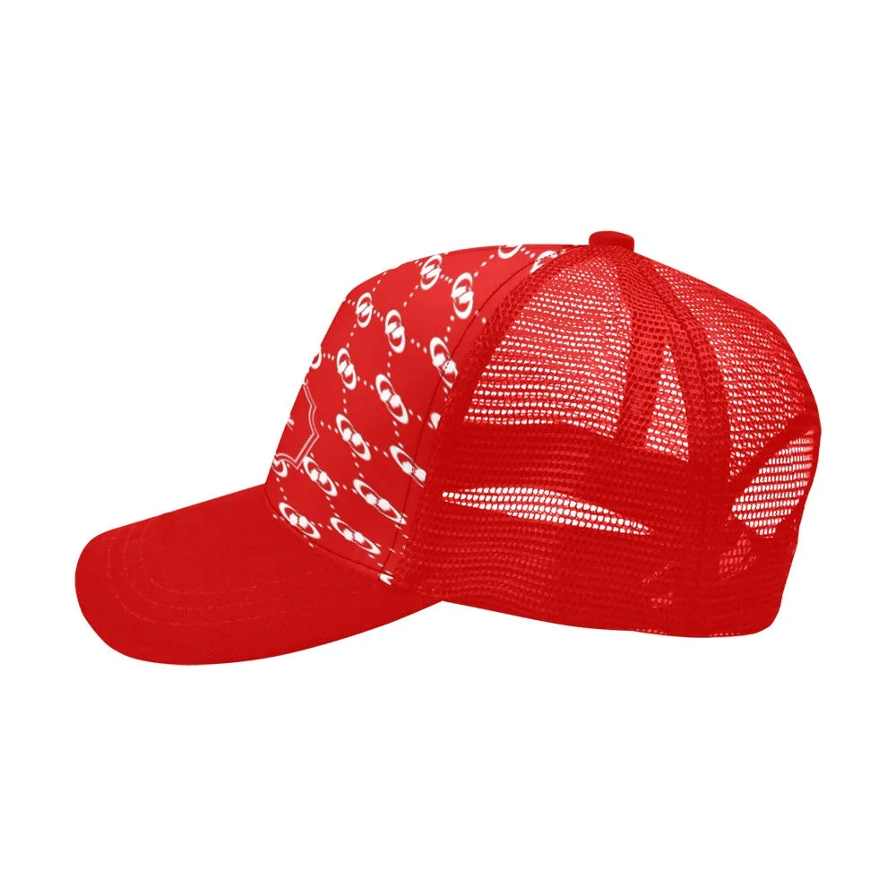 EXCELLENCE LCC RED Trucker Cap