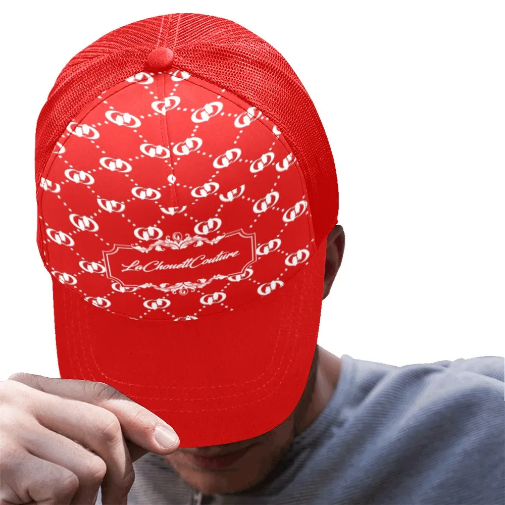 EXCELLENCE LCC RED Trucker Cap
