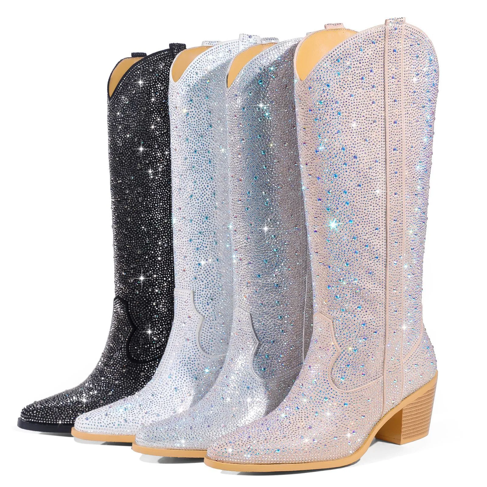 Fashion Rhinestone Women's Boots