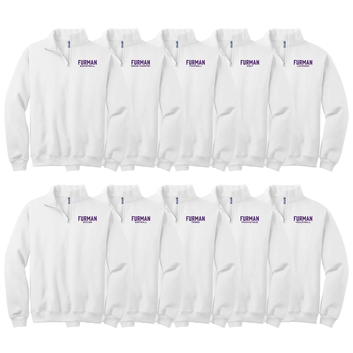 Furman Sport Specific Quarter Zip