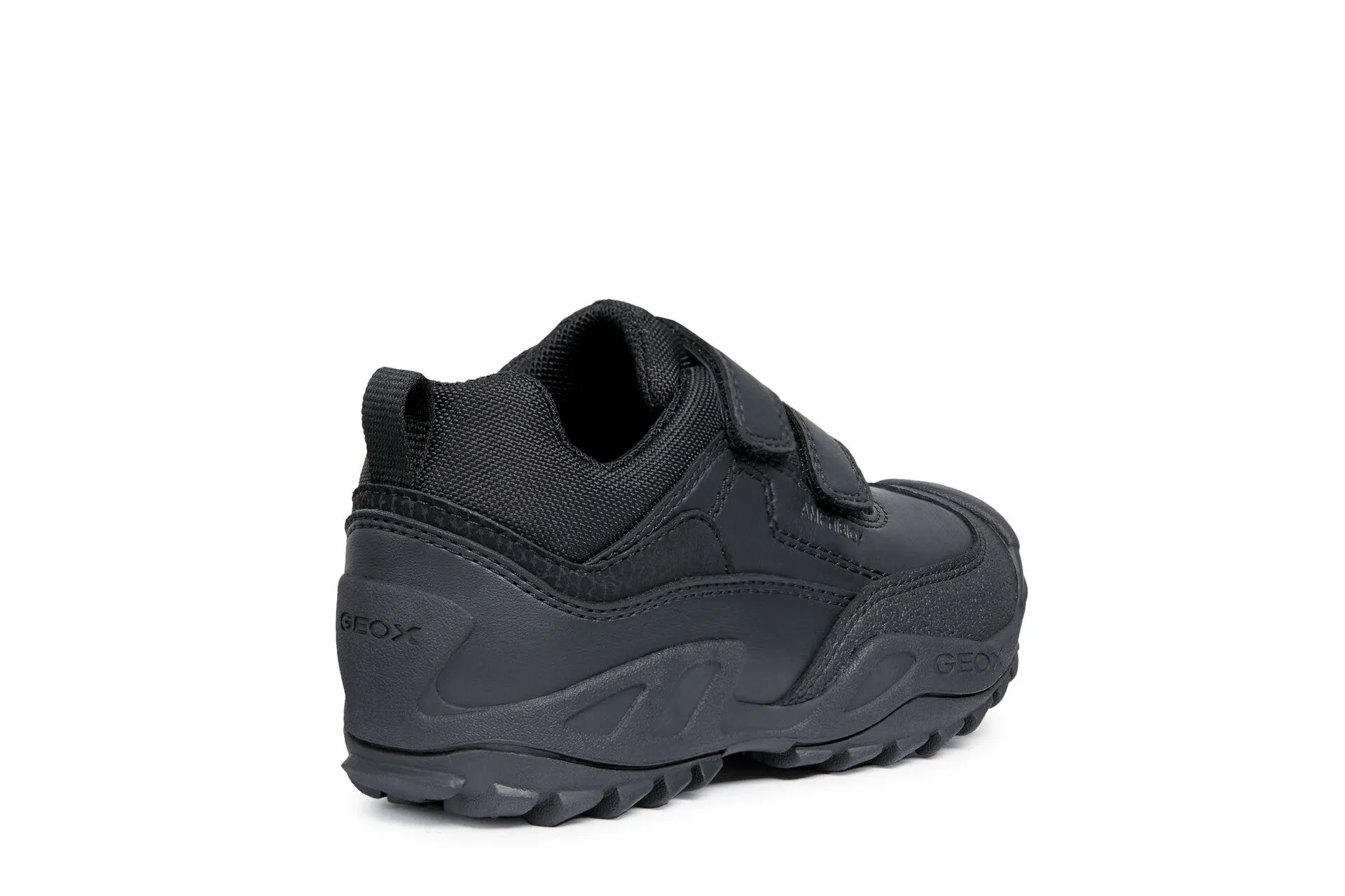 Geox School Shoes | Savage Tex/waterproof | Black Leather