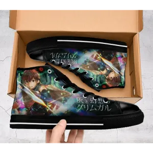 Grimgar of Fantasy and Ash Hai to Gensou no Grimgar Shoes High Top Sneakers for Kids and Adults