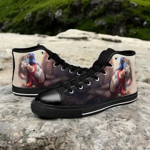 Harley Quinn Sexy Puddin Shoes High Top Sneakers for Kids and Adults