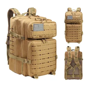 Hiking Poles Outdoor Sports Field Backpack Travel Camping Hiking Mountaineering Khaki