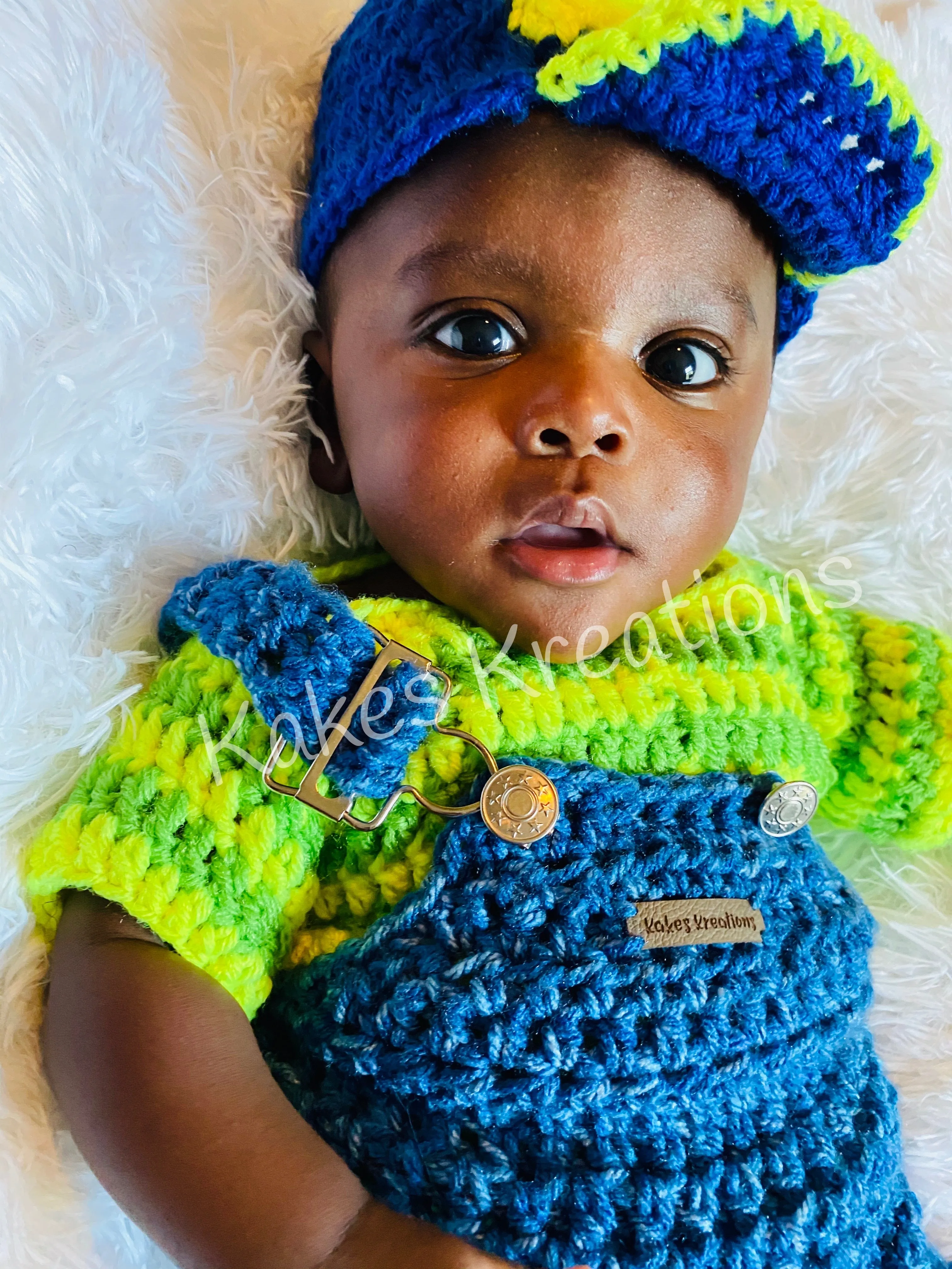Hip Hop baby overalls set