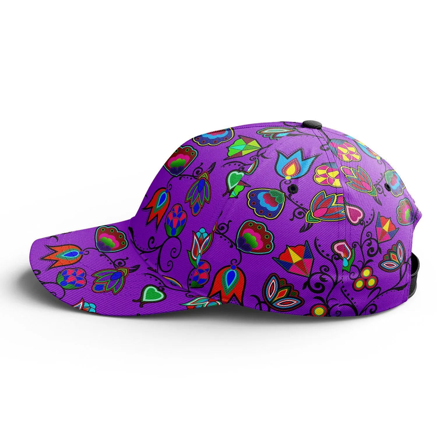 Indigenous Paisley Dark Orchid Snapback Hat