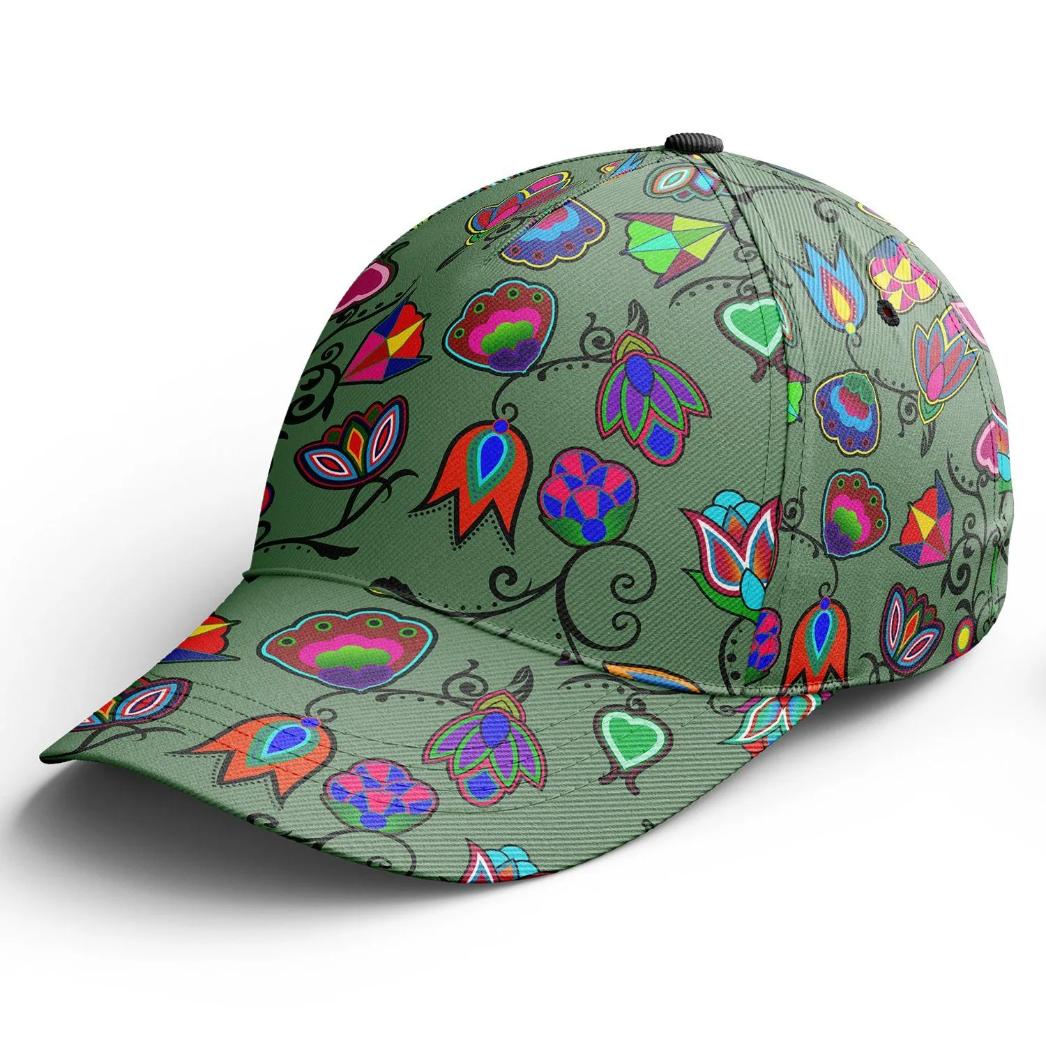 Indigenous Paisley Dark Sea Snapback Hat