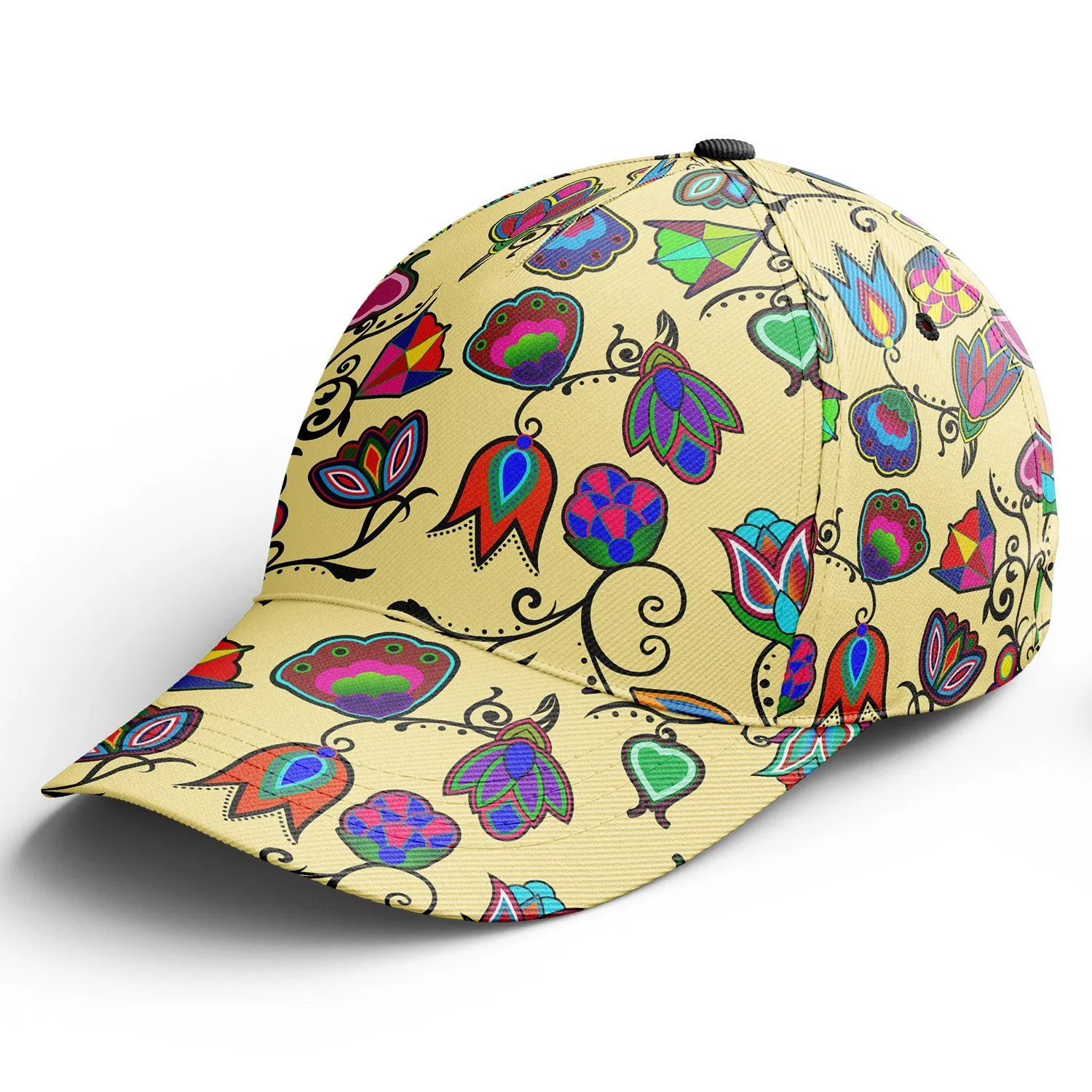 Indigenous Paisley Vanilla Snapback Hat