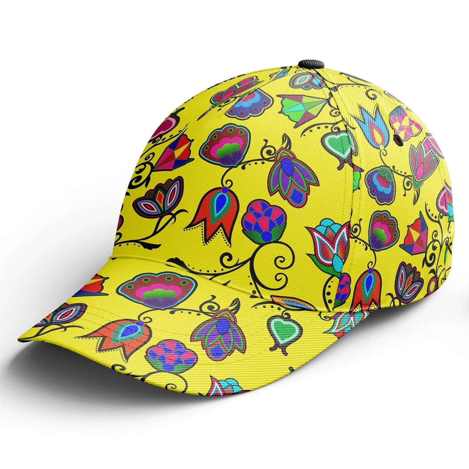 Indigenous Paisley Yellow Snapback Hat