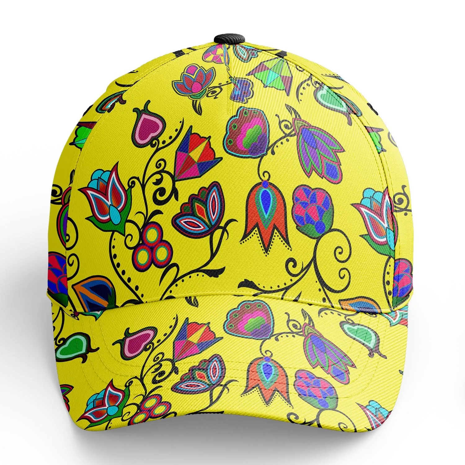 Indigenous Paisley Yellow Snapback Hat