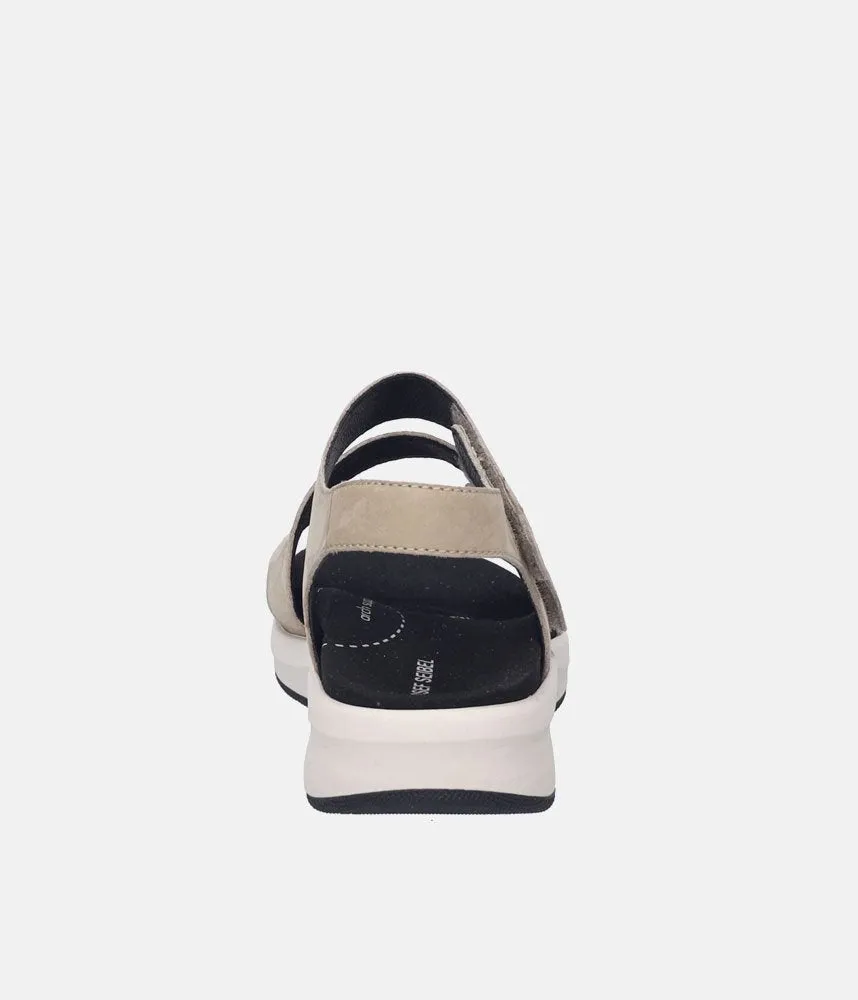 Josef Seibel Stylish Strappy Beige Walking Sandals