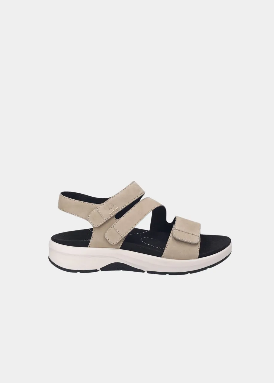 Josef Seibel Stylish Strappy Beige Walking Sandals