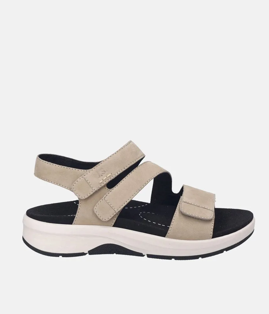 Josef Seibel Stylish Strappy Beige Walking Sandals