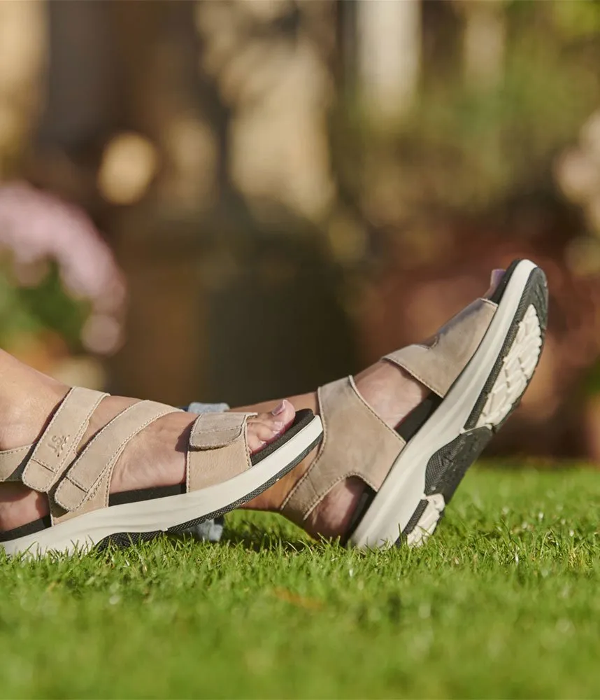 Josef Seibel Stylish Strappy Beige Walking Sandals