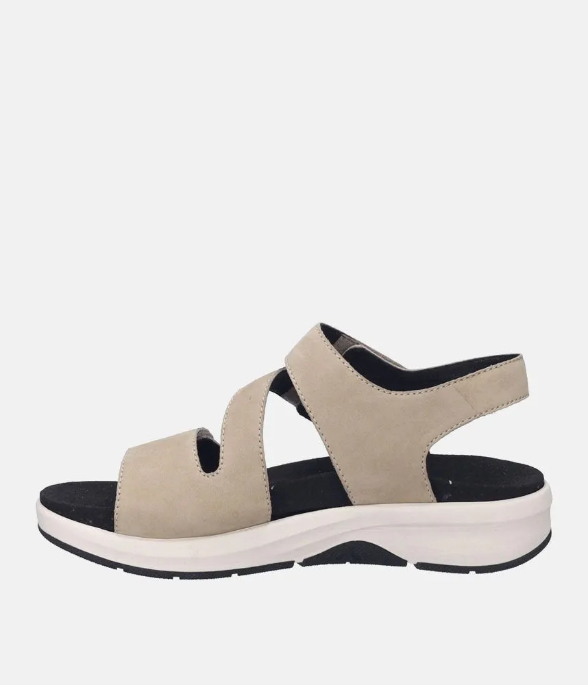 Josef Seibel Stylish Strappy Beige Walking Sandals