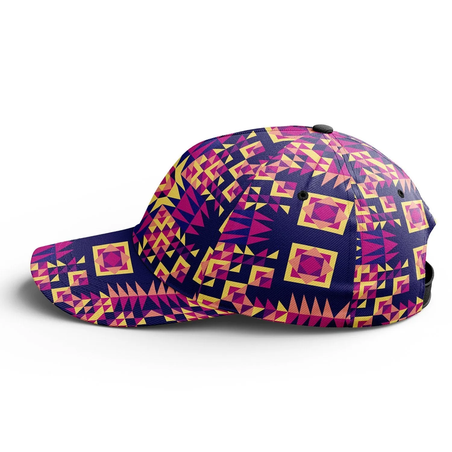 Kaleidoscope Bleu Snapback Hat