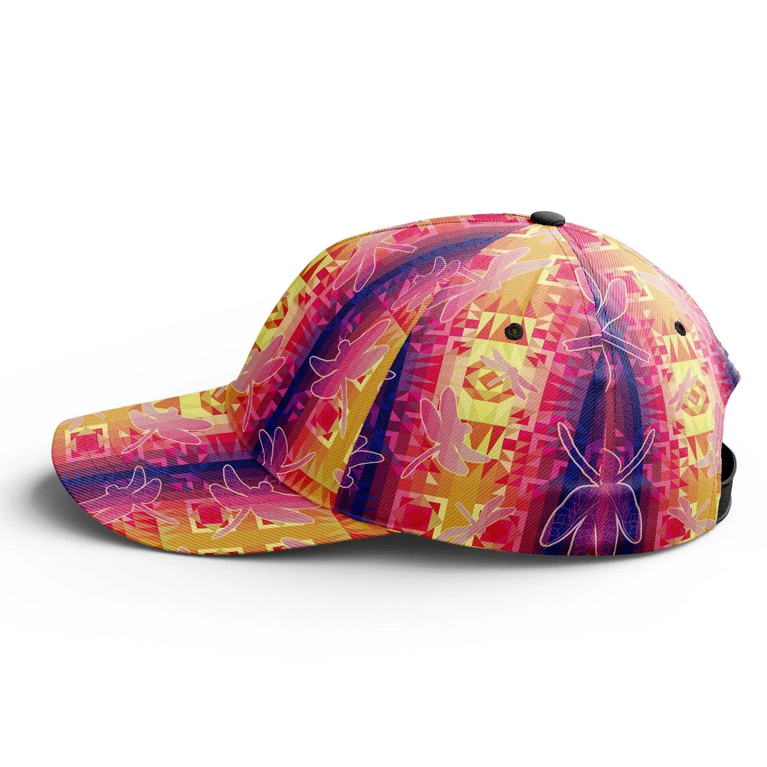 Kaleidoscope Dragonfly Snapback Hat
