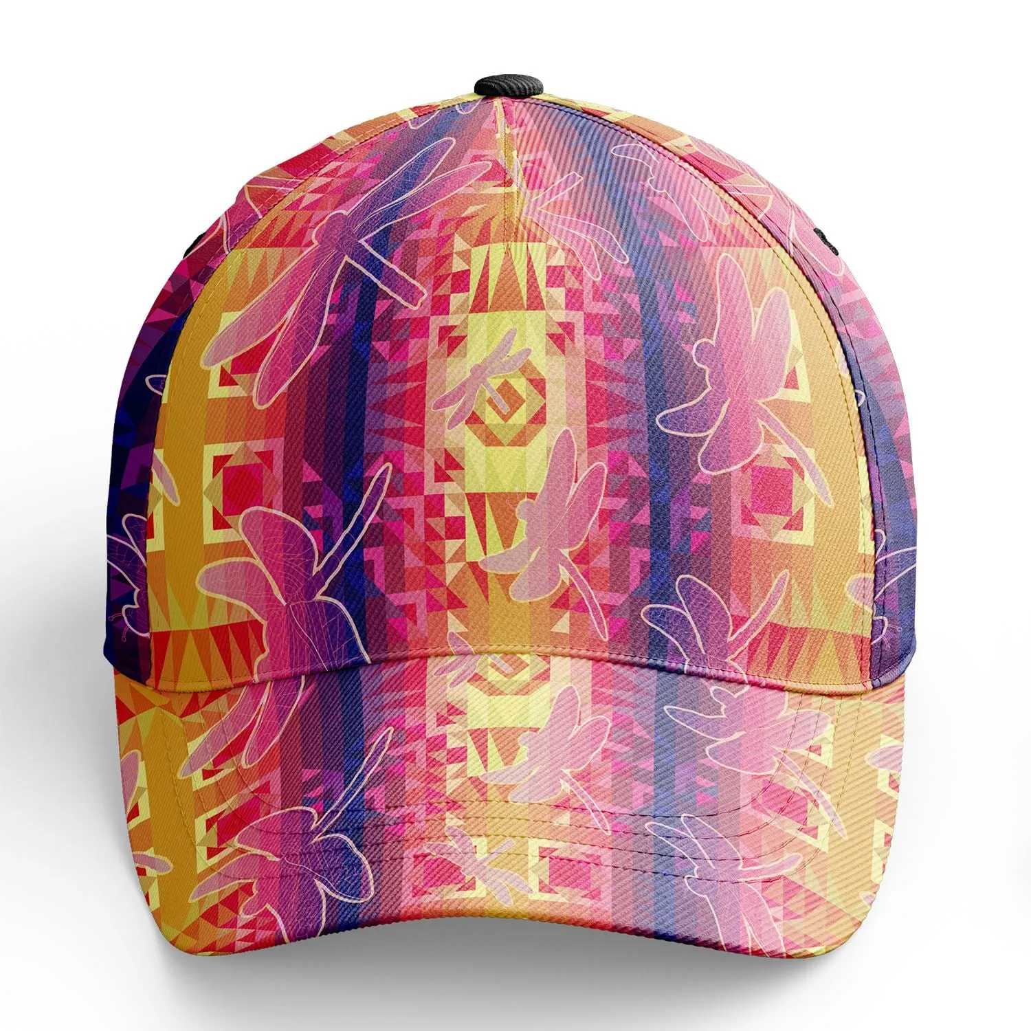 Kaleidoscope Dragonfly Snapback Hat