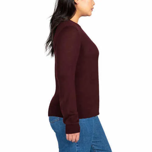 Katherine Barclay Merino Extra Fine Wool Crewneck Sweater