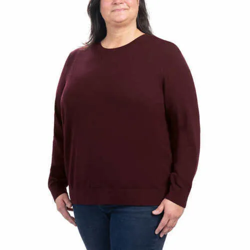 Katherine Barclay Merino Extra Fine Wool Crewneck Sweater