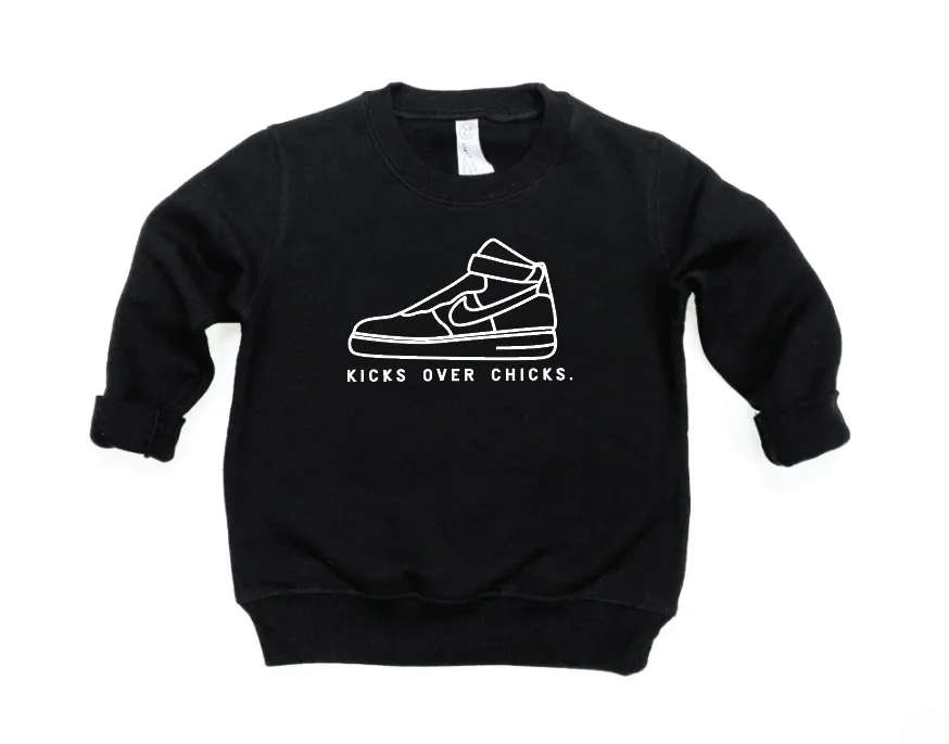 Kicks Over Chicks Pullover