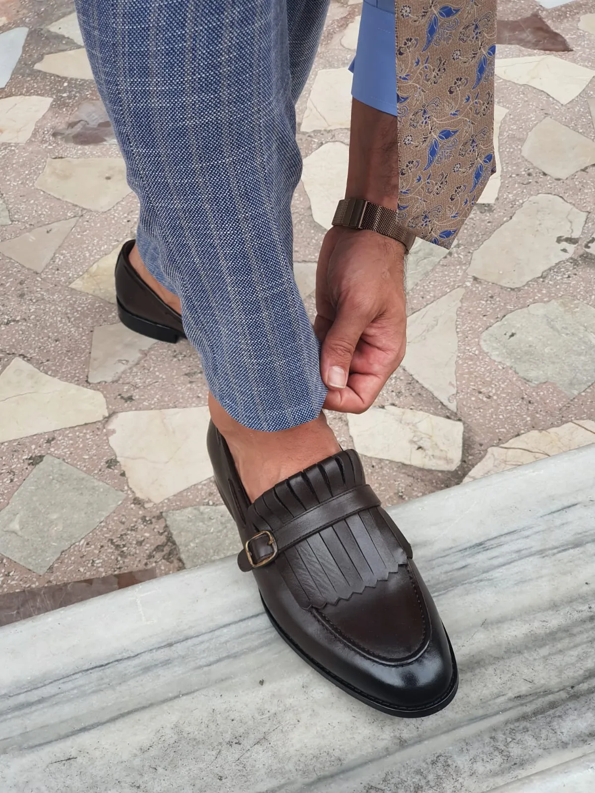 Lucas Special Edition Brown Leather Shoes