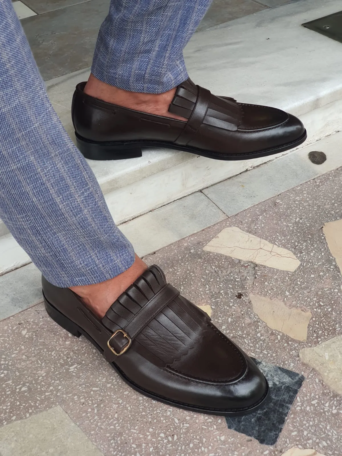 Lucas Special Edition Brown Leather Shoes