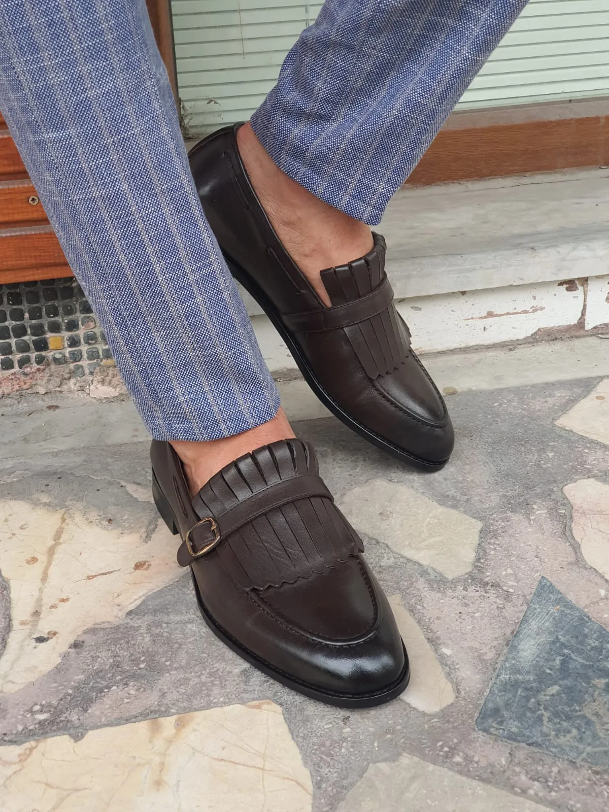 Lucas Special Edition Brown Leather Shoes